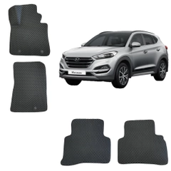 3-D Автомобильные EVA, ЭВА, ЕВА коврики для HYUNDAI TUCSON 3 поколение / ХЕНДАЙ ТУКСОН 3