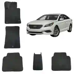 3-D Автомобильные EVA, ЭВА, ЕВА коврики для HYUNDAI SONATA 7 поколение / ХЕНДАЙ СОНАТА 7