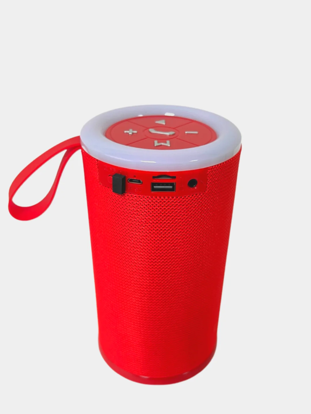 Красный портативная Bluetooth колонка TG 512 T&G со светомузыкой