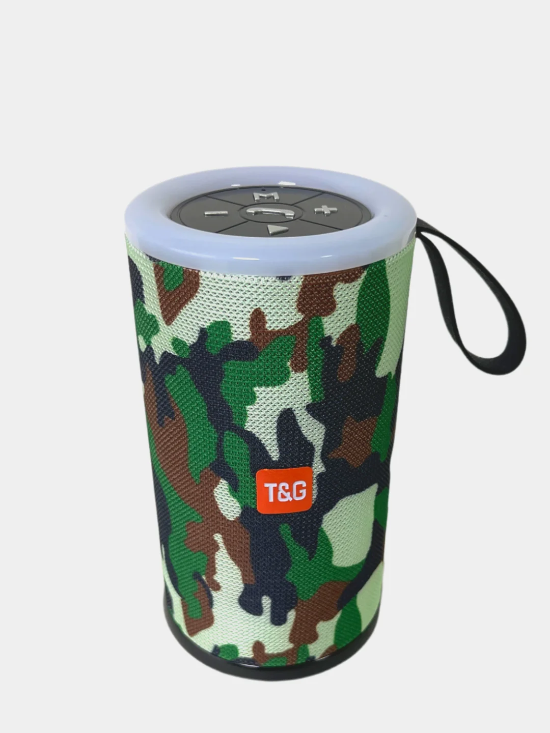 Красный портативная Bluetooth колонка TG 512 T&G со светомузыкой