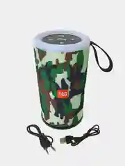 Красный портативная Bluetooth колонка TG 512 T&G со светомузыкой