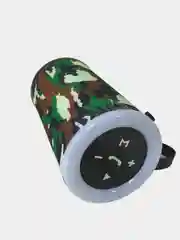 Хаки портативная Bluetooth колонка TG 512 T&G со светомузыкой