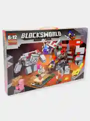 Конструктор "Битва за красную пыль-Майнкрафт" BlocksWorld, 623 детали, 6+