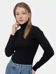 Черный водолазка женская