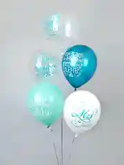 Бирюзовый воздушные шары на свадьбу