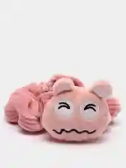 Розовый резинки плюшевые