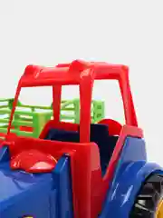 Трактор Green Plast ТР002 с прицепом разноцветный