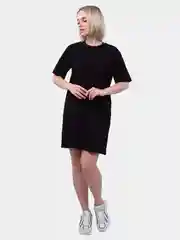 Черный платье-футболка ADMY женское