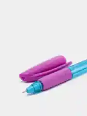 Голубой ручка шариковая Berlingo Triangle 110 Color, синяя, 0,7 мм
