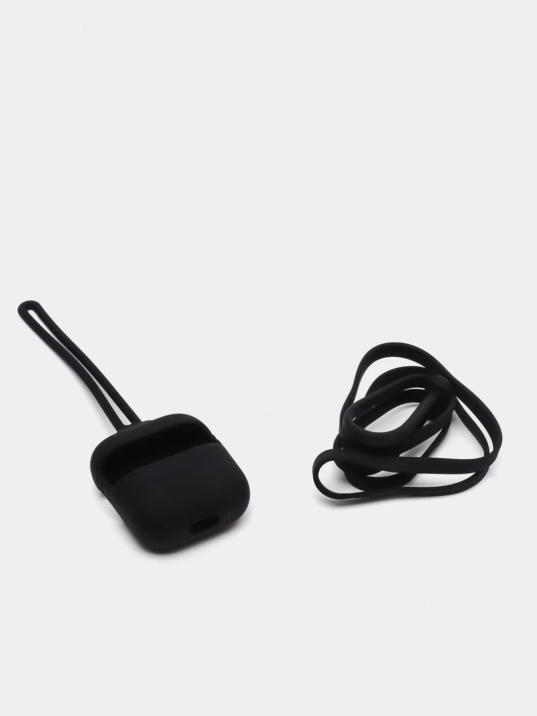 Черный силиконовый чехол для Airpods