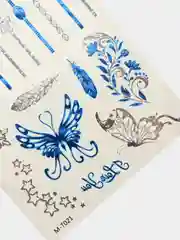 Пастельно-коралловый временные татуировки Flash Tattoo