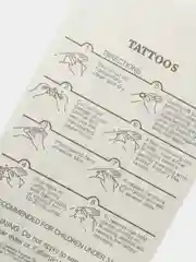 Пастельно-коралловый временные татуировки Flash Tattoo