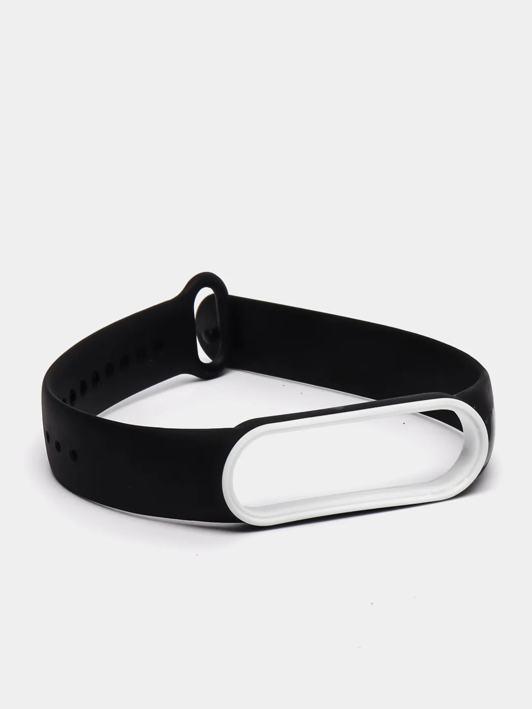 Белый силиконовый ремешок для Xiaomi Mi Band 5