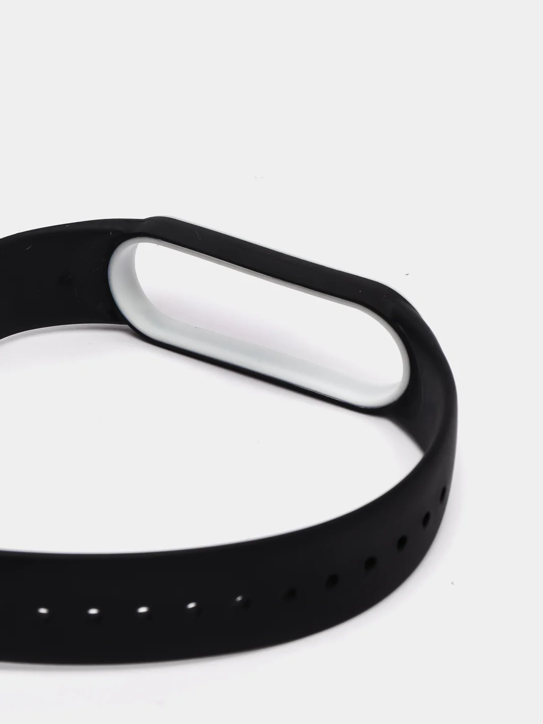 Белый силиконовый ремешок для Xiaomi Mi Band 5