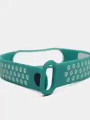 Бирюзовый силиконовый ремешок для Mi Band 5