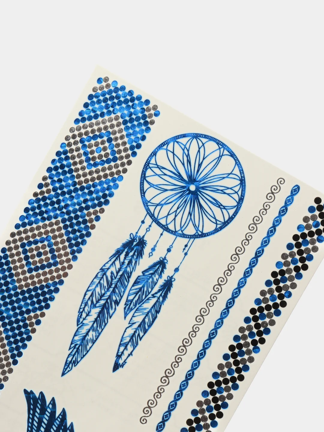 Пастельно-коралловый временные татуировки Flash Tattoo