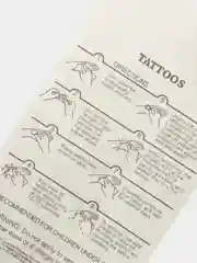 Красный временные татуировки Flash tattoo