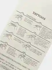 Пастельно-коралловый временные татуировки Flash tattoo