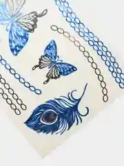 Пастельно-коралловый временные татуировки Flash tattoo