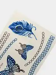 Пастельно-коралловый временные татуировки Flash tattoo