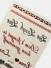 Золотой временные татуировки, FLASH TATTOO