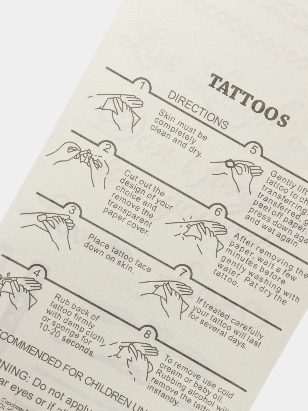 Золотой временные татуировки, FLASH TATTOO
