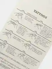 Синий временные татуировки, FLASH TATTOO
