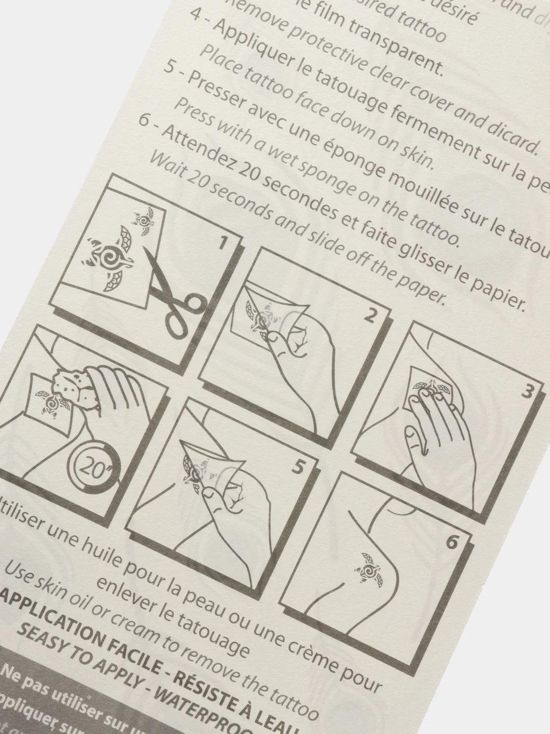 Золотой временные татуировки на тело, FLASH TATTOO