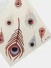 Пастельно-коралловый временные татуировки на тело, FLASH TATTOO