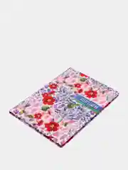 Красный бизнес-блокнот BG "Floral wild", А5, 64 листа, матовая ламинация, скругленные уголки
