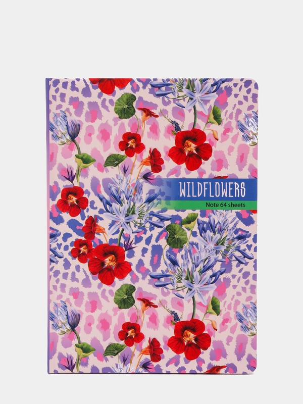 Бизнес-блокнот BG "Floral wild", А5, 64 листа, матовая ламинация, скругленные уголки