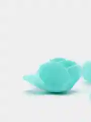 Бирюзовый розы из фоамирана, цветы из фоамирана 3см, для рукоделия