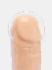 Прозрачный фалоиммитатор без яиц