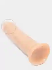Прозрачный фалоиммитатор без яиц