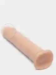 Прозрачный фалоиммитатор без яиц
