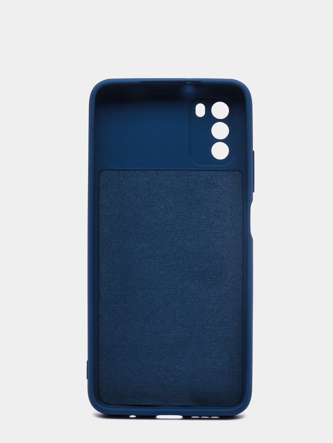 Темно-синий чехол для Xiaomi Redmi 9C, 9C NFC, 10A, POCO M3, с бархатной подкладкой