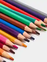 Набор утолщенных цветных карандашей в чехле/ цветные карандаши 12/18 шт / набор карандашей