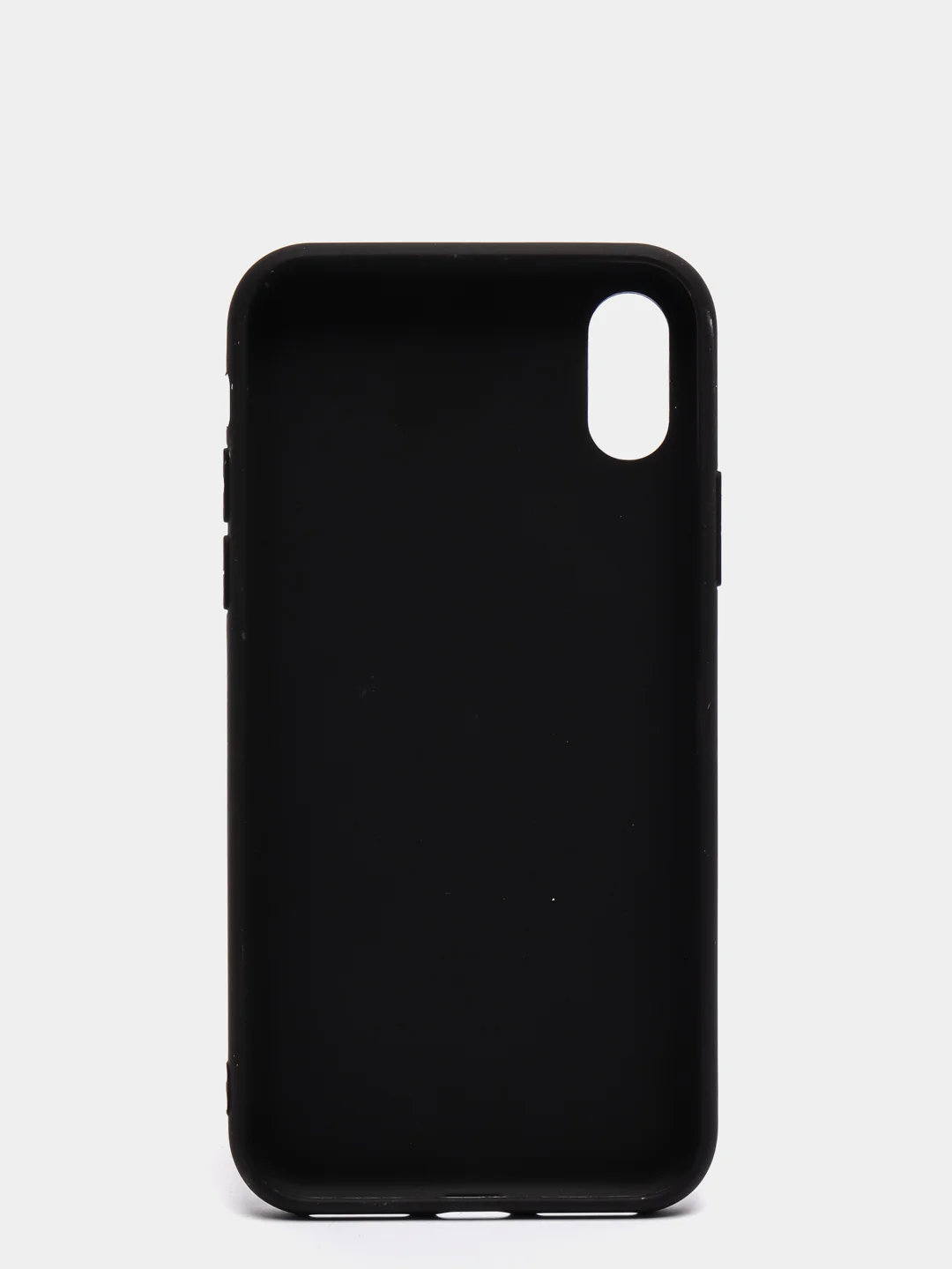 Черный чехол для Apple iPhone X / XS силиконовый, 14 цветов