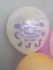 Конфетный воздушные шары на выписку дочки "Новорожденные. Девочка!", 30 см, 10 штук