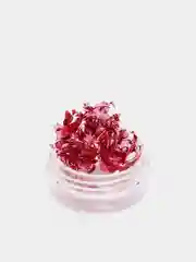 Розовый фольга сжатая, в баночке, 12 цветов