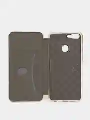 Золотой чехол книжка Huawei P Smart 2018