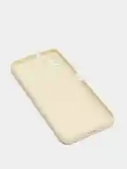 Молочный чехол с защитой камеры и бархатом внутри Xiaomi Poco M3