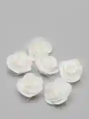 Белый розы из фоамирана