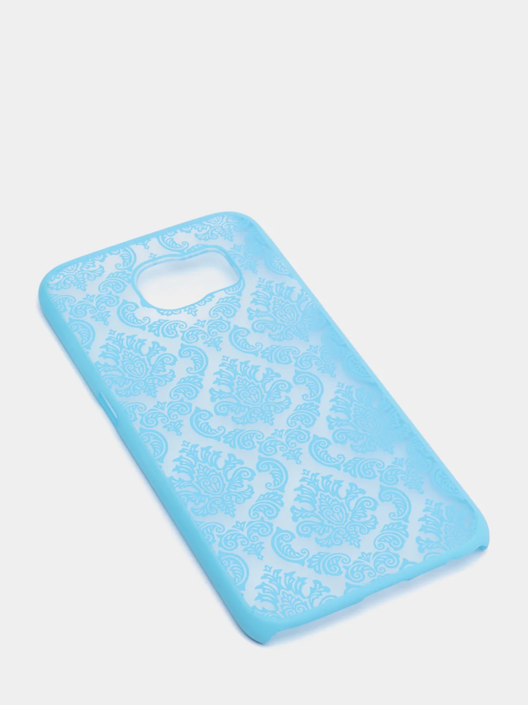 Голубой чехол Samsung S6 edge