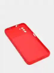 Красный чехол с защитой камеры и бархатом внутри Xiaomi Poco M3