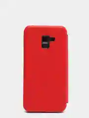 Коралловый чехол книжка SAMSUNG A8 Plus