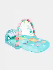 Лазурный детский развивающий музыкальный коврик пианино
