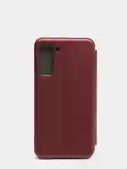 Бордовый чехол-книжка для Samsung S21