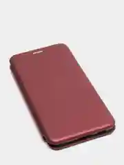 Бордовый чехол-книжка для Samsung S21
