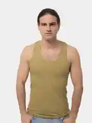 Песочный хаки майка мужская